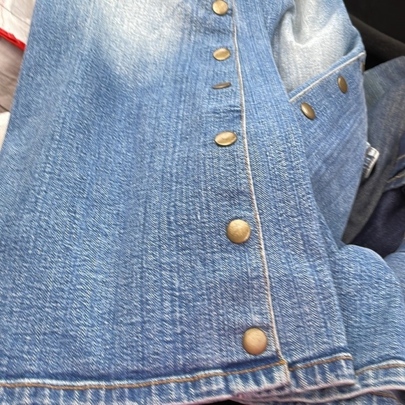 Joe Boxer Vintage Wide Leg Embroidered High Waisted Jeans - Picture 10 of 10